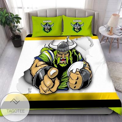 NRL Canberra Raiders 2022 Mascot  Bedding Set
