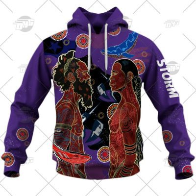 NRL Melbourne Storm Indigenous 2020 NAIDOC Week Pullover Hoodie