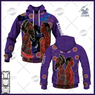 NRL Melbourne Storm Indigenous 2020 NAIDOC Week Pullover Hoodie