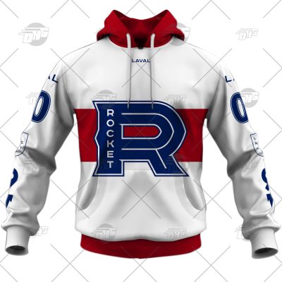 Customized AHL Laval Rocket Premier Jersey White