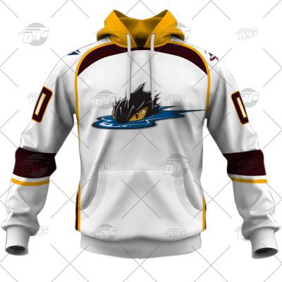 Customized AHL Cleveland Monsters Premier Jersey White