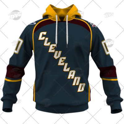 Customized AHL Cleveland Monsters Premier Jersey Black