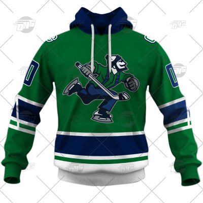 Customized AHL Abbotsford Canucks Premier Jersey Green