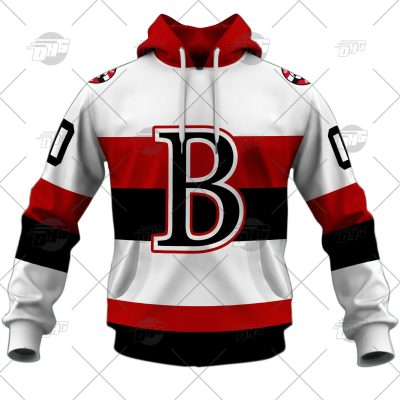Customized AHL Belleville Senators Premier Jersey White