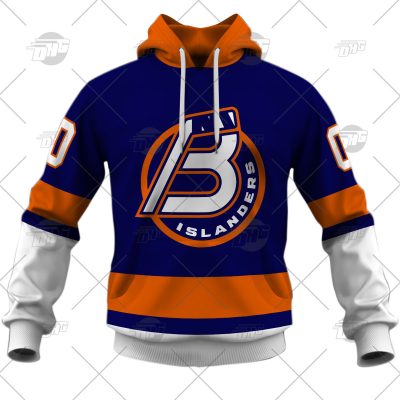 Customized AHL Bridgeport Islanders Premier Home Jersey
