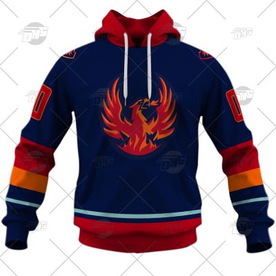 Customized AHL Coachella Valley Firebirds Premier Dark Jersey