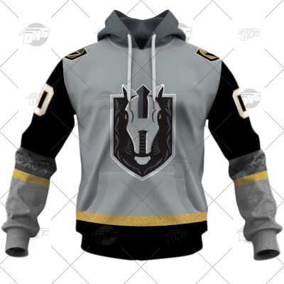 Customized AHL Henderson Silver Knights Premier Jersey Grey