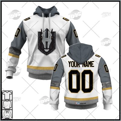 Customized AHL Henderson Silver Knights Premier Jersey White