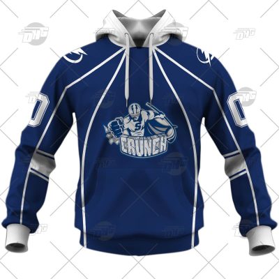 Customized AHL Syracuse Crunch Premier Jersey Blue