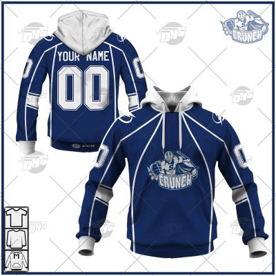 Customized AHL Syracuse Crunch Premier Jersey Blue
