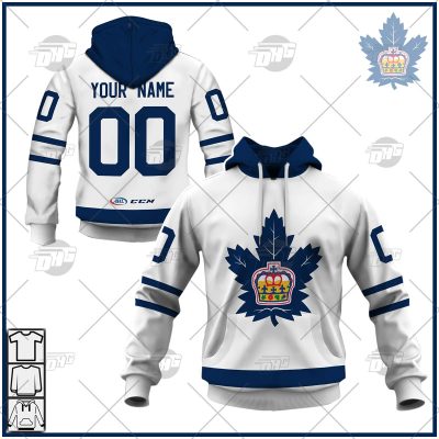 Customized AHL Toronto Marlies Premier Jersey White