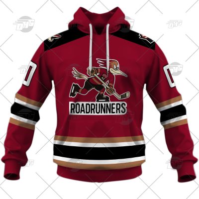 Customized AHL Tucson Roadrunners Premier Maroon Jersey