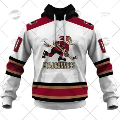 Customized AHL Tucson Roadrunners Premier White Jersey