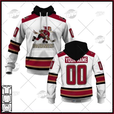 Customized AHL Tucson Roadrunners Premier White Jersey