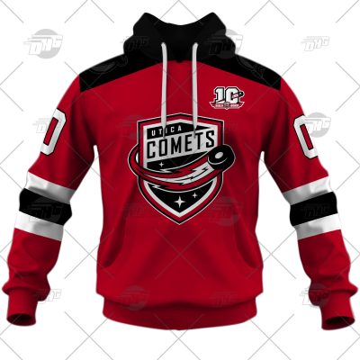 Customized AHL Utica Comets 2022/23 Premier Jersey Red