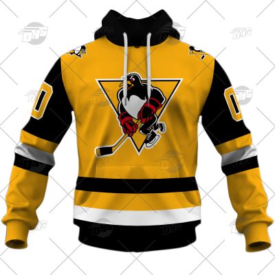 Customized AHL Wilkes-Barre/Scranton Penguins Premier Jersey Yellow