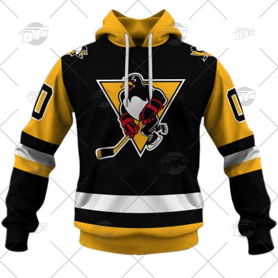 Customized AHL Wilkes-Barre/Scranton Penguins Premier Jersey Black