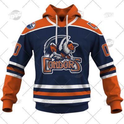 Customized AHL Bakersfield Condors Premier Jersey Blue