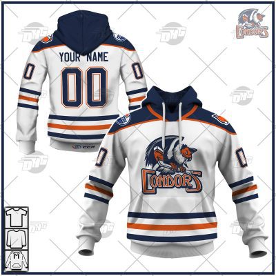 Customized AHL Bakersfield Condors Premier Jersey White