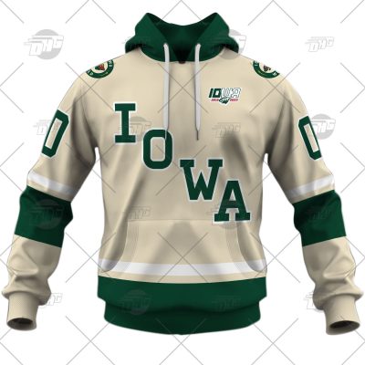 Customized AHL Iowa Wild 2022/23 Premier Third Jersey