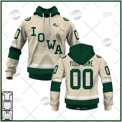 Customized AHL Iowa Wild 2022/23 Premier Third Jersey