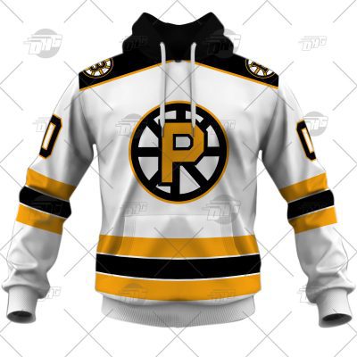 Customized AHL Providence Bruins Premier Jersey White