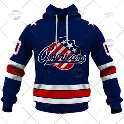 Customized AHL Rochester Americans Premier Jersey Navy