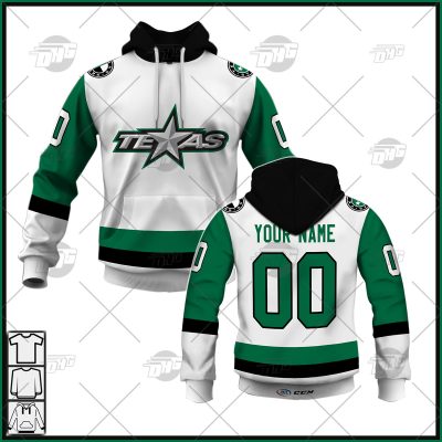 Customized AHL Texas Stars Premier Jersey White