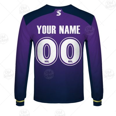 NRL Melbourne Storm Custom Name Number 2021 Home Jersey Sweatshirt