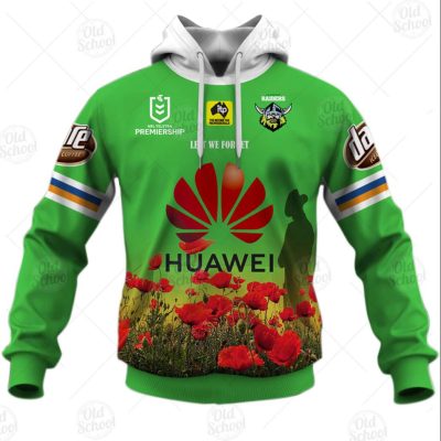 Personalise NRL Canberra Raiders ANZAC 2020 Jersey