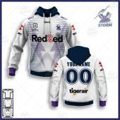NRL Melbourne Storm Custom Name Number 2020 Away Jersey Pullover Hoodie