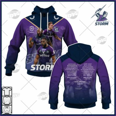 NRL Melbourne Storm Memorable 2021 Moments Pullover Hoodie