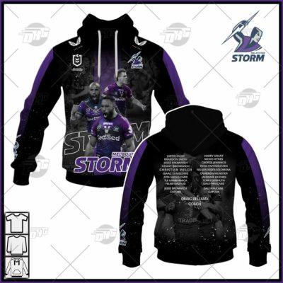 NRL Melbourne Storm Memorable 2021 Moments Pullover Hoodie V2