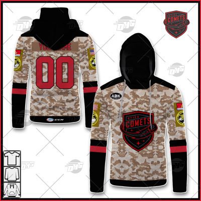 Personalise AHL CCM Quicklite Utica Comets Special Veteran's Day Jersey