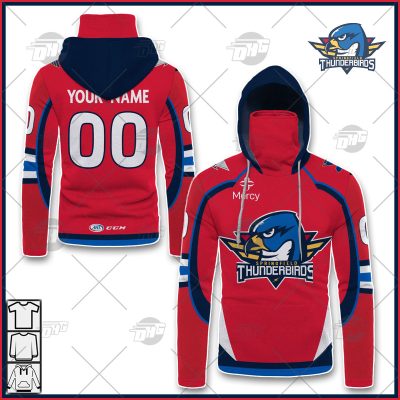 Personalise AHL CCM Quicklite Springfield Thunderbirds Premier Red Jersey