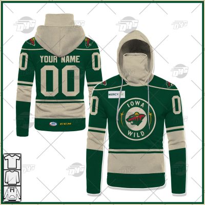 Personalise AHL CCM Quicklite Iowa Wild Green Jersey