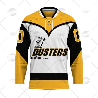 Personalize Vintage AHL Broome Dusters Hockey Retro Jersey