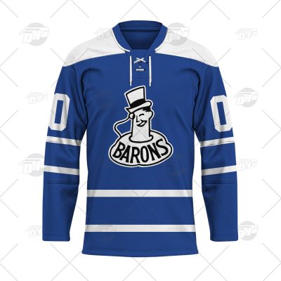 Personalize Vintage AHL Cleveland Barons 1963 Retro Hockey Jersey