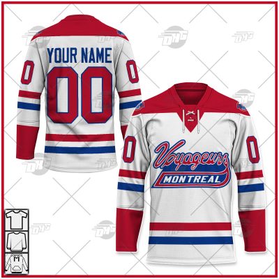 Personalize Vintage AHL Montreal Voyageurs hockey Retro Jersey