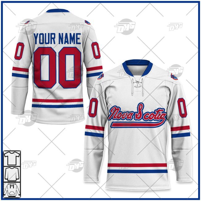 Personalize Vintage AHL Nova Scotia Voyageurs hockey Retro Jersey