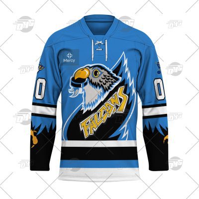 Personalise AHL CCM Springfield Falcons 90s Throwback Hockey Jersey