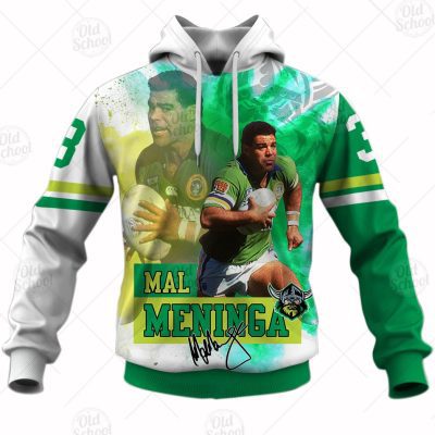 NRL Canberra Raiders Immortal Mal Meninga T52 Hoodie