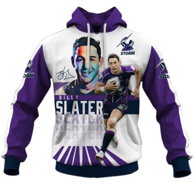 NRL Melbourne Storm Billy Slater Pullover Hoodie