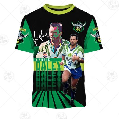 NRL Canberra Raiders Laurie Daley T54 3d Hoodie