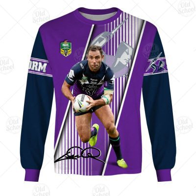 NRL Melbourne Storm Cameron Smith No 9 Sweatshirt V3