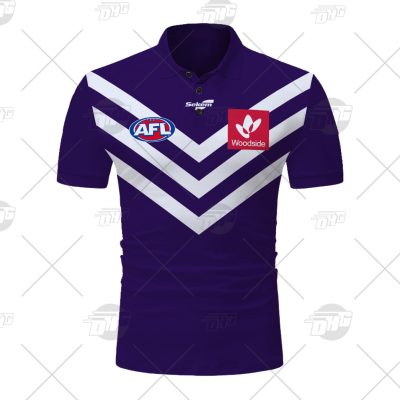 AFL Fremantle Dockers 2021 Home Guernsey Polo Shirt
