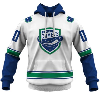 Personalized AHL American Hockey League Utica Comets White Jersey 2020