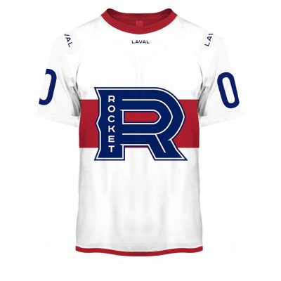 Personalized AHL American Hockey League Laval Rocket White Jersey 2020