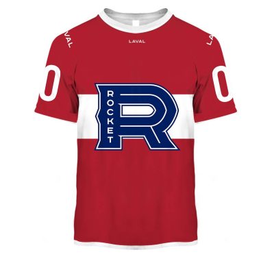 Personalized AHL American Hockey League Laval Rocket Red Jersey 2020