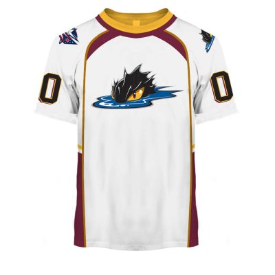 Personalized AHL Cleveland Monsters White Jersey 2020